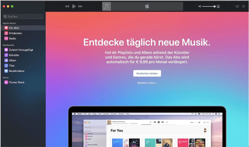 Apple iTunes Nachfolger auf imeister.de